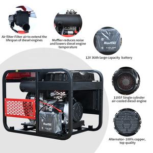 オープンタイプディーゼル発電機8.5kw 9kwポータブル屋外バックアップ発電機小型家庭用屋外ディーゼル発電機セット - Product Image 4