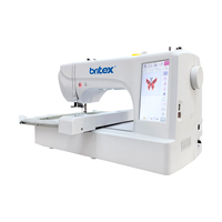 Machine à broder domestique informatisée à écran tactile grand format, à aiguille unique, modèle BR-ES6 – Offre Spéciale