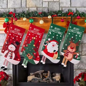 Christmas Stocking Large Stockings Santa Snowman Candy Gift Socks <b>Tree</b> <b>Ornament</b> Decorations for Family Holiday Xmas Party Decor - Product Image 3