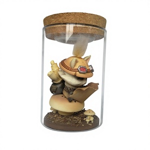 Adorable figurita de zorro con <span class=keywords><strong>sombrero</strong></span> de <span class=keywords><strong>paja</strong></span> - Product Image 2