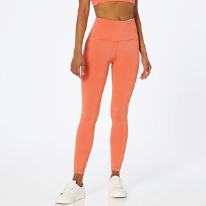 Nouveauté Leggings en tricot taille haute pour femmes Couleur unie Séchage rapide Respirant Écologique AND1 Design - Product Image 1