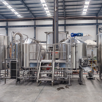 Équipement de brassage de bière artisanale Tiantai personnalisé, cuve sous pression automatique 500L-5000L, matériau SUS304, certification CE ISO