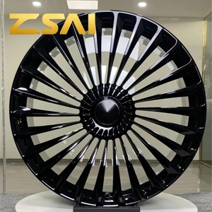 Jantes en alliage d'aluminium forgées noires à rayons multiples pour voiture, 18 19 20 21 22 23 24 pouces, 6x139.7, pour GRT Patrol <span class=keywords><strong>Cima</strong></span> 350Z Murano - Product Image 4