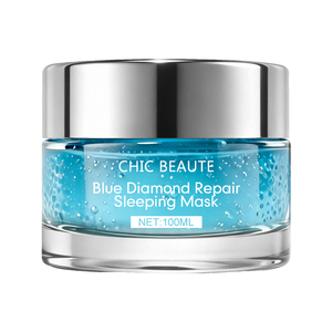 CHIC BEAUTE <span class=keywords><strong>Masque</strong></span> de nuit réparateur hydratant et apaisant au diamant bleu et au ferment de Bifida, marque privée - Product Image 1