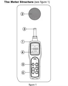 UT351 pengukur kebisingan presisi tinggi, pengukur kebisingan, penguji Volume kebisingan - Product Image 4