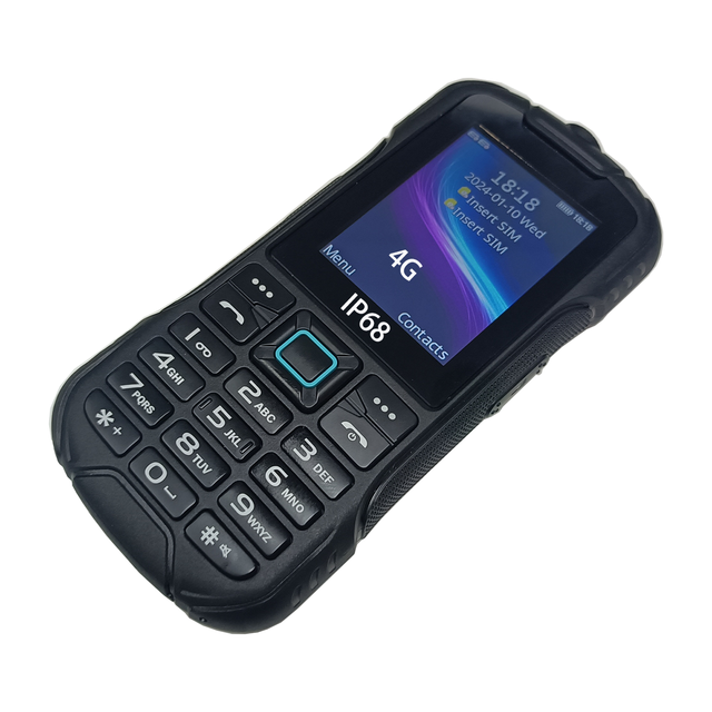 Dual Sim Rugged Cellphone 2025 New Ip68 4g Volte Keypad Waterproof Mobile Rugged Phone 4g