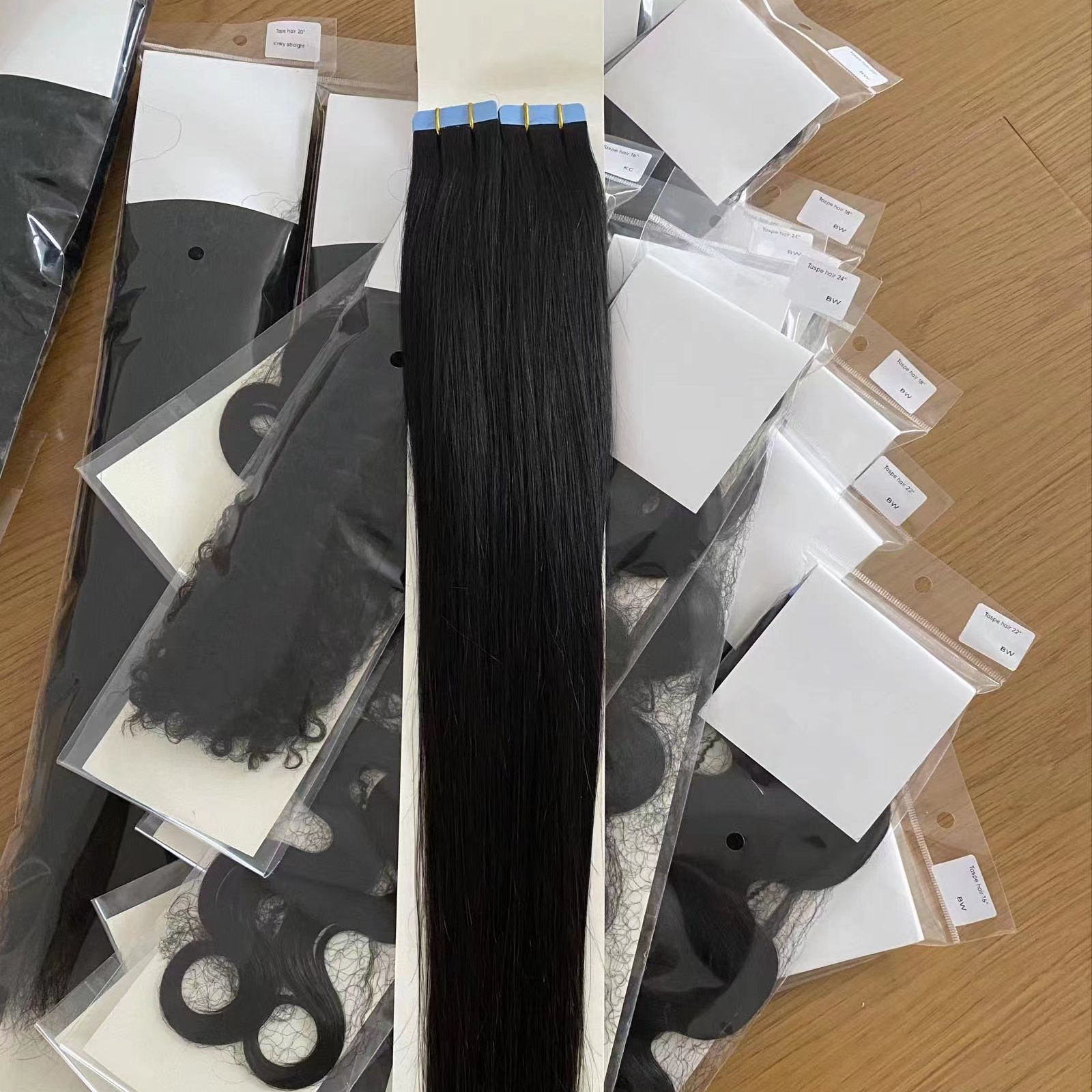 Amara Best Quality Tape in Human Hair Extensions Wavy Tape