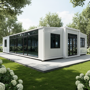 Maison conteneur préfabriquée <span class=keywords><strong>mobile</strong></span> et extensible sur mesure de 20, 30 ou 40 pieds avec salle de bain et cuisine, maison portable préfabriquée - Product Image 2