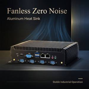 Mini PC Industrial sin Ventilador, PC Integrado con 16 GB <span class=keywords><strong>de</strong></span> RAM y 512 GB <span class=keywords><strong>de</strong></span> Almacenamiento -10 ° <span class=keywords><strong>C</strong></span> ~60 ° PC Industrial Sin Ventilador con 30% ~ 98% <span class=keywords><strong>de</strong></span> Humedad Relativa - Product Image 4