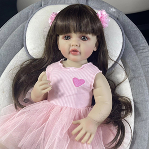 Bambola Reborn Parlante Funzionale Betty Corpo Interamente in Silicone Vinilico Lavabile per Bambina, Bambolotto Bebe Regalo di Compleanno e Natale, Giocattoli per Ragazze - Product Image 5