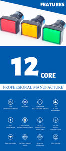 Luces Indicadoras de Montaje en Panel CHYF al por Mayor AD16-22DS, Lámpara Piloto CA/CC 24V 110V 220V - Product Image 5