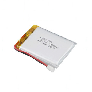 Lipoバッテリー804050 <span class=keywords><strong>3</strong></span>.7V充電式GPSトラッカー用7.4Whリチウムポリマーバッテリー084050 2000mAh - Product Image 2