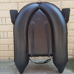 Float Tube <span class=keywords><strong>Gonflable</strong></span> Monoplace <span class=keywords><strong>Bateau</strong></span> Ponton en PVC Épaissi Canoë Kayak à Rames pour Amateurs de Pêche - Product Image 6