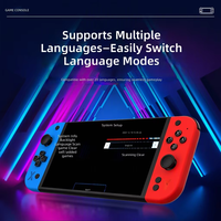 Console de jeu portable explosive G90 avec processeur quadricœur, prise en charge de la sortie TV haute définition et plus de 26 émulateurs de jeux rétro