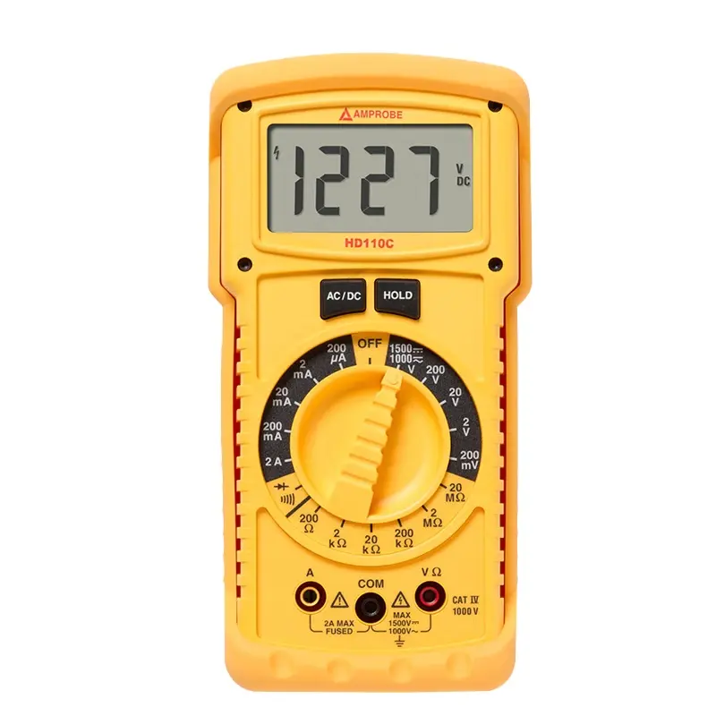 Fluke HD160C HD110C tegangan DC fotovoltaik 1500V multimeter digital Aksesori pengukur kontrol industri HD110C