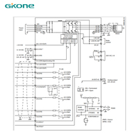 Para Danfoss FC51 Series Panel de Control de automatización Industrial LCP12 Potenciómetro con interfaz de comunicación RS485 VFD Nuevo