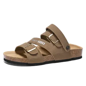 Venda imperdível sandálias de praia de verão para homens e mulheres, sapatos casuais respiráveis, chinelos de casa, chinelos slip-on, novidade em oferta