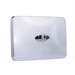 Cabezal de Ducha Cromado para <span class=keywords><strong>Spa</strong></span>, Resistente al Óxido, Rectangular, de Montaje en Pared - Product Image 2