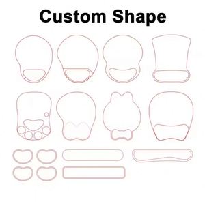 Promo Business Wholesale Gift Gel De Silicona Soporte Silicone Wrist Support <b>Mouse</b> Pad Custom Logo Mousepads - Product Image 5