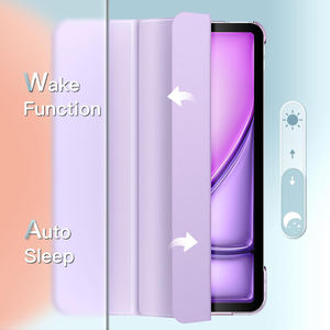 Étui intelligent pour <span class=keywords><strong>iPad</strong></span> Air 11 pouces M3 M2 2025 2024 10.9 Air 5e 4e <span class=keywords><strong>génération</strong></span> 2022 2020 Housse de protection fine avec support - Product Image 2