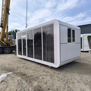 Prezzo di fabbrica all'ingrosso prefabbricato capsula Hotel di lusso 30ft 40ft <span class=keywords><strong>casa</strong></span> <span class=keywords><strong>Mobile</strong></span> 2 camere da letto <span class=keywords><strong>con</strong></span> cucina bagno <span class=keywords><strong>campeggio</strong></span> spazio capsula - Product Image 4