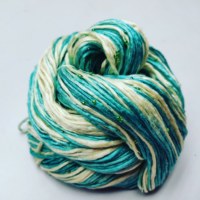 Fil de soie 100% jaune orné de perles pour tricot et tissage, technique OE, ignifuge, anti-technique, broderie à l'anneau, fait main