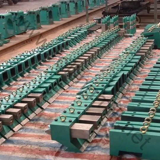 Customized length linear guide rail with blocks for rolling mill machine