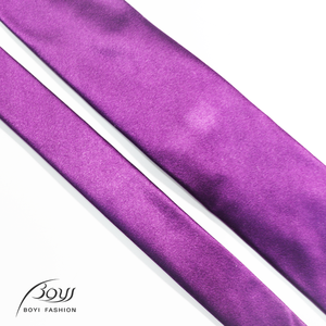 ربطات عنق رجالية فاخرة منسوجة بنقشة جاكار بـ 6 ألوان، عالية الجودة من الألياف الدقيقة، لون أرجواني جذاب مع ملصق مخصص للاستخدام الرسمي في الأعمال - Product Image 4