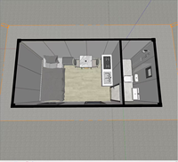 Cabine modulaire préfabriquée de haute qualité de 20 pieds, maison miniature, bureau, conteneur prêt à être expédié, fabriqué avec des panneaux sandwich en acier