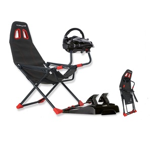 Foldable Race Car Simulator Holder Seat Frame Home Driving Game <strong>Steering</strong> <strong>Wheel</strong> with Screen Holder <strong>Pedal</strong> Stand with Chair Bracket - Product Image 6