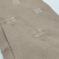 Veste en cuir PU KEJIA - Tissu personnalisé avec broderie - Anti-moisissure et résistant à l'abrasion - 340GSM 0,6 mm d'épaisseur
