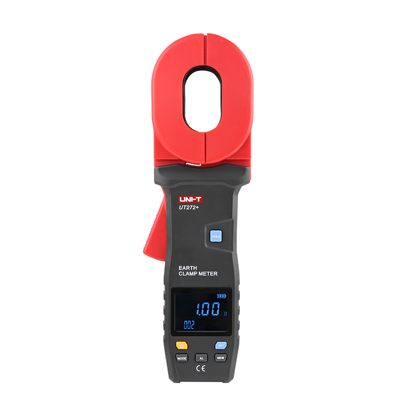 UNI-T-probador de resistencia de tierra con abrazadera Digital UT272, medidor de abrazadera de tierra para medir resistencia de conexión a tierra 0,01 ohms-199ohms