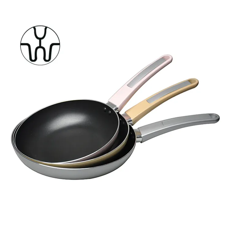 Factory Wholesale High Quality 28cm Induction Cooker Frying Pans Ceramic Nonstick Frying Pan