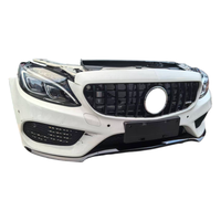 Utilisé pour Mercedes-Benz Classe C W205, pare-chocs avant, radiateur, phares, installation par boulons, ajustement universel, construction en plastique