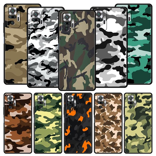 Camouflage Camo Military Army Phone Case For Xiaomi Redmi Note 13 12 5G 11 10 Pro Plus 4G 9S 9 8 7 9T 13C 10C 9C 9A Soft Cover