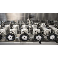 Machine de remplissage automatique linéaire Tirelli Guja 30ml 1000ml, pistons doseurs volumétriques pneumatiques en acier inoxydable et plastique