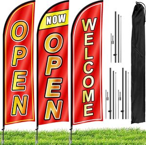 <span class=keywords><strong>Kit</strong></span> de Mástil para Bandera de Plumas de Doble Cara con Colores Brillantes para Publicidad Comercial - Product Image 3