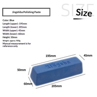 Cire de polissage en acier inoxydable Jingshiba pour marbre, verre, jade - Polissage, lustrage, meulage et élimination de la rouille - Finition miroir brillante