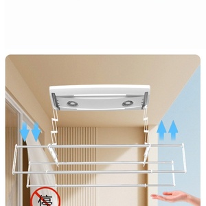 Remote control electric clothes drying rack intelligent voice control multifunctional balcony lift clothes dryer - Product Image 3