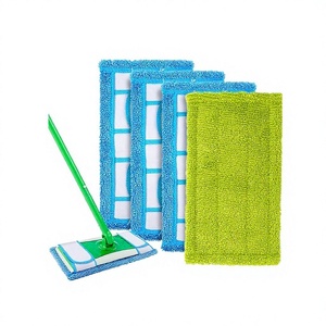 Tampons de rechange rectangulaires en microfibre les plus vendus pour balayeuse et nettoyeur à vapeur, compatibles avec le nettoyage à sec et humide - Product Image 1