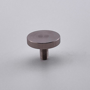 Mw Stainless Steel Knob With Knurled Grip External Thread For Industrial Machinery Use - Product Image 3