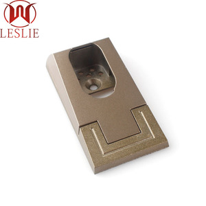 Support mural pour tringle de penderie en alliage d'aluminium Leslie, noir antique, accessoire de quincaillerie moulé sous pression - Product Image 3