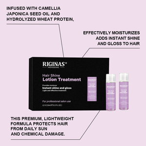 Loción Capilar Hidratante <span class=keywords><strong>Anti</strong></span>-<span class=keywords><strong>Frizz</strong></span> Riginas, Tratamiento de Brillo Capilar, Loción Capilar Ligera y Nutritiva <span class=keywords><strong>para</strong></span> Todo Tipo de <span class=keywords><strong>Cabello</strong></span> - Product Image 3