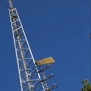 28-50M used antenna tower 3 leg galvanized steel lattice tube Angular Telecom Antenna Mobile Communication Tower