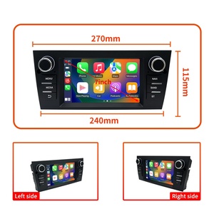 ระบบควบคุมกลางรถยนต์ Android ขนาด 7 นิ้ว ที่ใช้งานร่วมกันได้กับรถยนต์ซีรีส์ 3 รุ่น E90 E91 E92 E93 พร้อมหน้าจอขนาดใหญ่ ระบบนำทาง กล้องมองหลัง และแผงหน้าปัด - Product Image 5