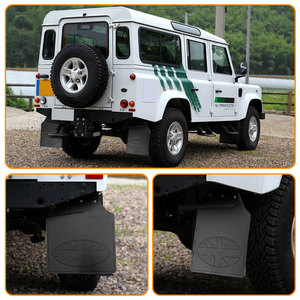 Car Accessories 4PCS <strong>Mud</strong> <strong>Flaps</strong> Splash Guards Set Heavy Duty Flexible Mudguards Mudflaps for Old Land Rover <strong>Defend</strong> 110 90 - Product Image 5
