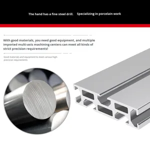 2080 Industrial <strong>Aluminum</strong> <strong>Profile</strong> European Standard 2080 <strong>20X80</strong> Engraving Machine Base Plate CNC Equipment <strong>Aluminum</strong> <strong>Profiles</strong> - Product Image 3