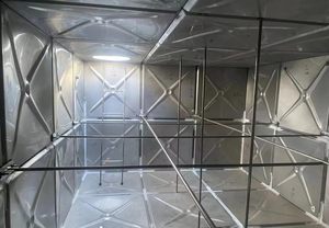 Réservoir d'eau modulaire en acier inoxydable avec ensemble de pompes, système de stockage d'eau d'une capacité de 30 000 gallons - Réservoir d'eau en acier galvanisé boulonné - Product Image 4