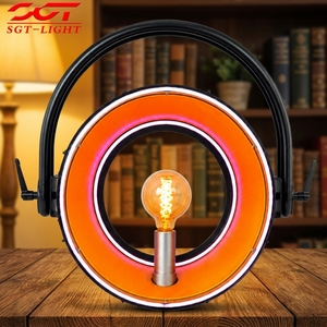Lampu Panggung Vintage 80W Dual LED Strip 40W Bohlam Tungsten Putih Hangat E27 Retro <span class=keywords><strong>Blinder</strong></span> DMX512 Mode Manual untuk Teater - Product Image 2