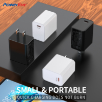 Cargador Rápido Eléctrico Tipo-C PD de 30W 2024 con Cargador de Pared, Salida de 5V/3A, Protección OVP, Compatible con Teléfonos Móviles, Enchufe US/EU